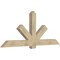 Ekena Millwork Kennewick Rough Sawn Timber Gable Bracket, Douglas Fir, 84"W x 35"H x 4"D x 6"F, 10/12 Pitch GBW084X35X0406KEN00RDF - alternate 2